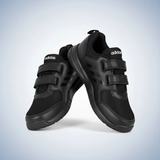 Adidas Element 1.0M Black Velcro School Shoes.