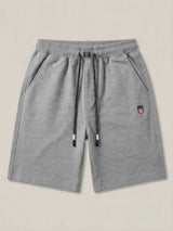 Boys' Premium Grey Cotton Knit Shorts - Casual Activewear