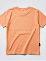 Boys Peach Goofy Graphic Print T-Shirt