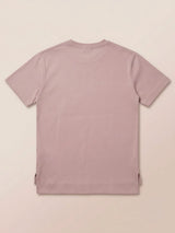 Girls Peach Graphic Casual Top