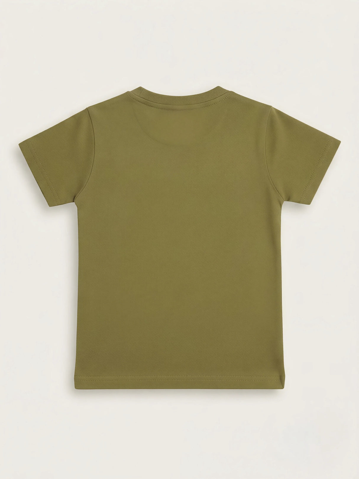 Boys Olive Green Spider-Man Graphic Printed T-Shirt