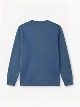 Navy Blue Graphic Printed Cotton T-Shirt Kids Wear