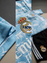 Boys Light Blue Football Print Coordinate Set