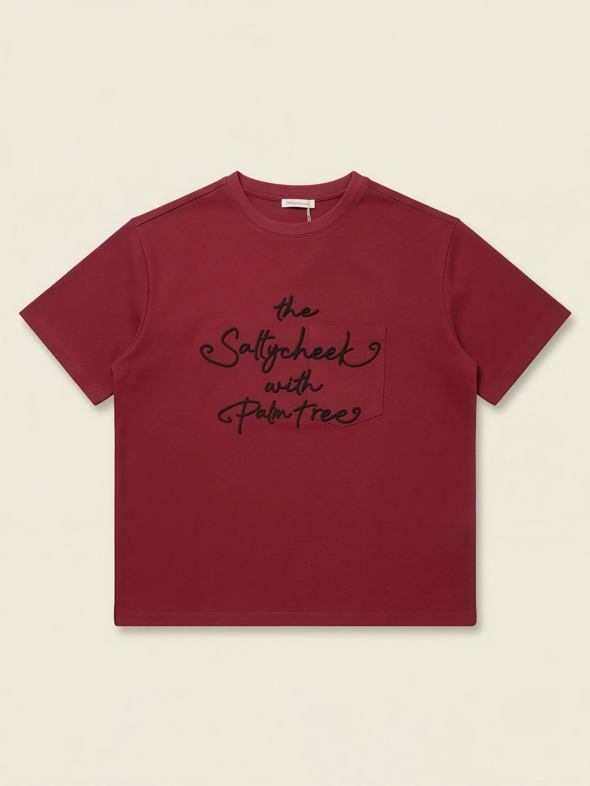 Girls Red Graphic Print Casual Tops