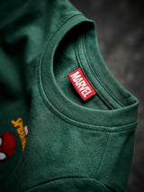 Boys Green Spider-Man Graphic Cotton T-Shirt