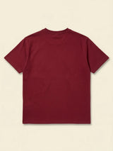 Girls Red Graphic Print Casual Tops