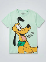 Boys Mint Green Pluto Graphic T-Shirt