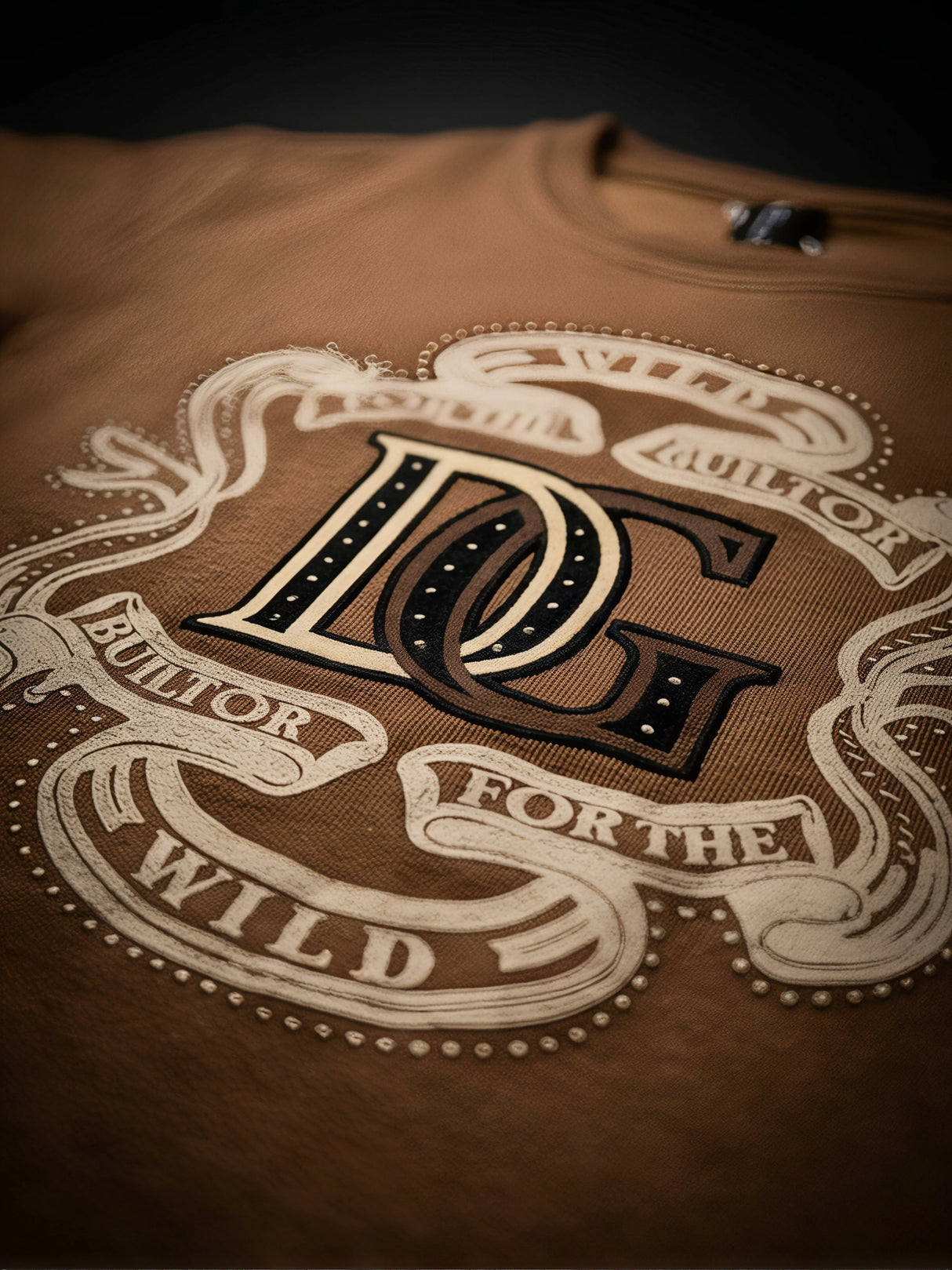 Boys Brown Graphic T-Shirt & Trackpants Co-ord Set
