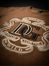 Boys Brown Graphic T-Shirt & Trackpants Co-ord Set
