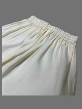 Boys' White Kurta Set with Silver Embroidered Jacket.