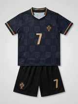 Boys Premium Black Sports Coordinate Sets with Number 7 Print