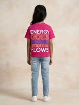 Girls Rani Graphic Printed Crew Neck Tops