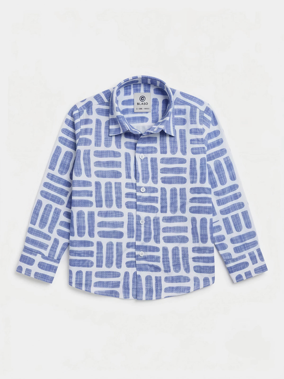 Purple Abstract Printed Shirts Kids Casual Wear