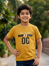 Boys Yellow Athl Dept Graphic Tee