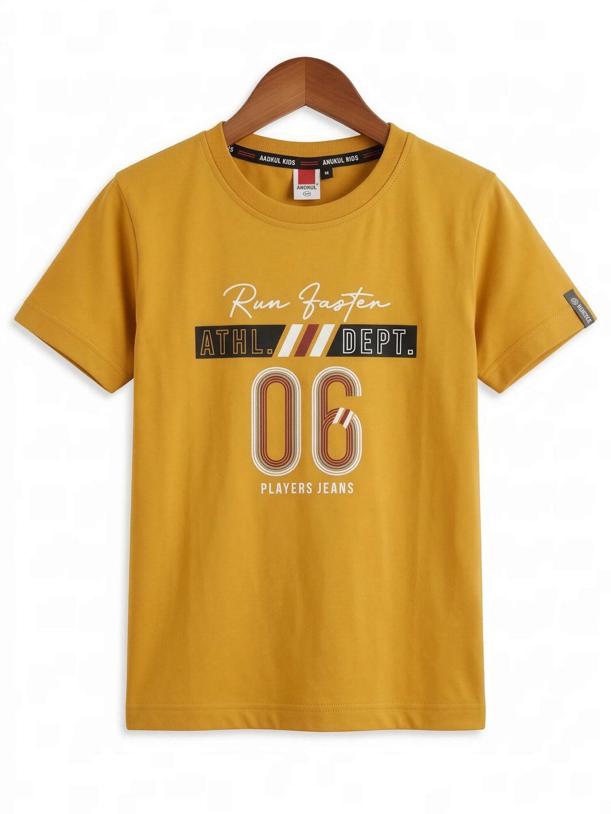 Boys Yellow Athl Dept Graphic Tee