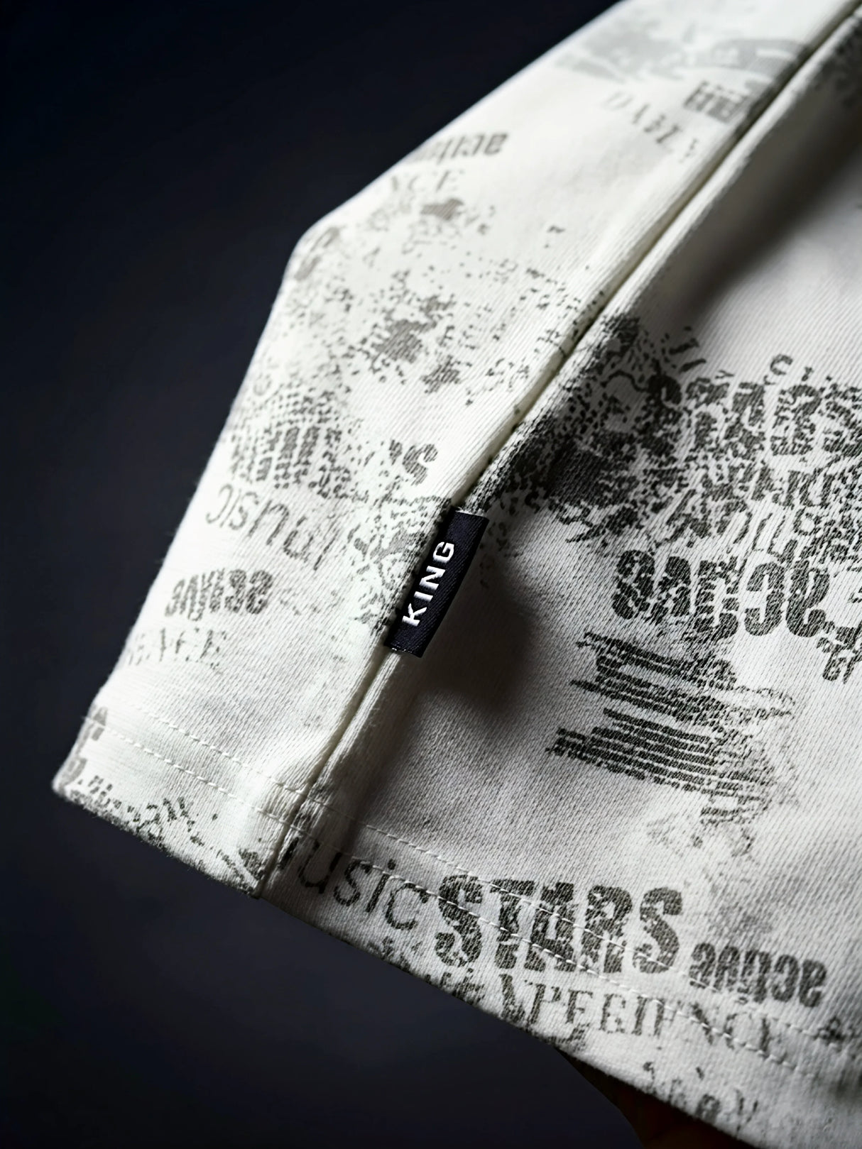 Boys White Essential Printed Cotton T-Shirt