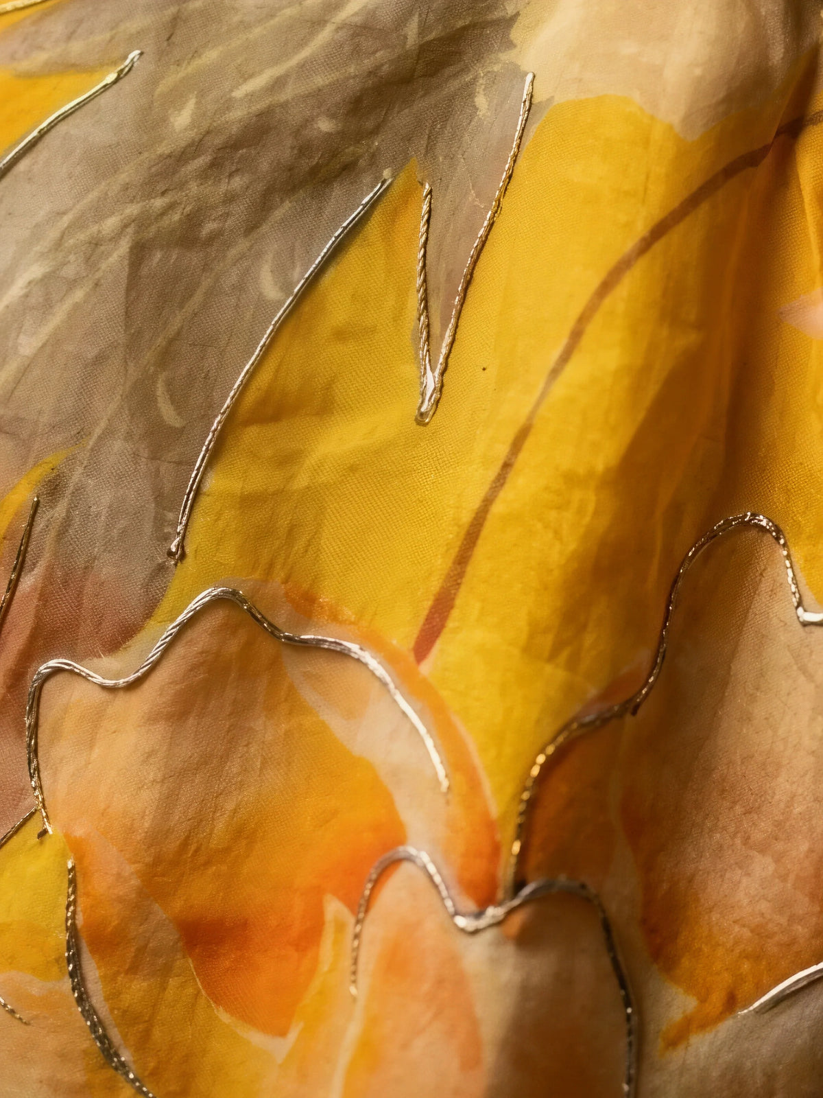 Yellow Floral Print Sharara Set with Dupatta