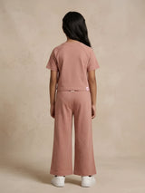 Girls Brown NYC Striped Co-ord Set