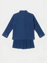 Boys Blue Waistcoat with Kurta