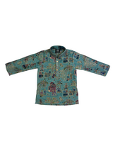 Boys' Green Kurta Pajama Set