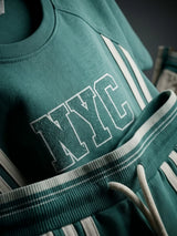 Girls Green NYC Printed Casual Co-ord Set