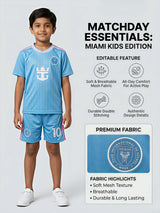 Boys Blue Sports Coordinate Set - Athletic Casual Wear