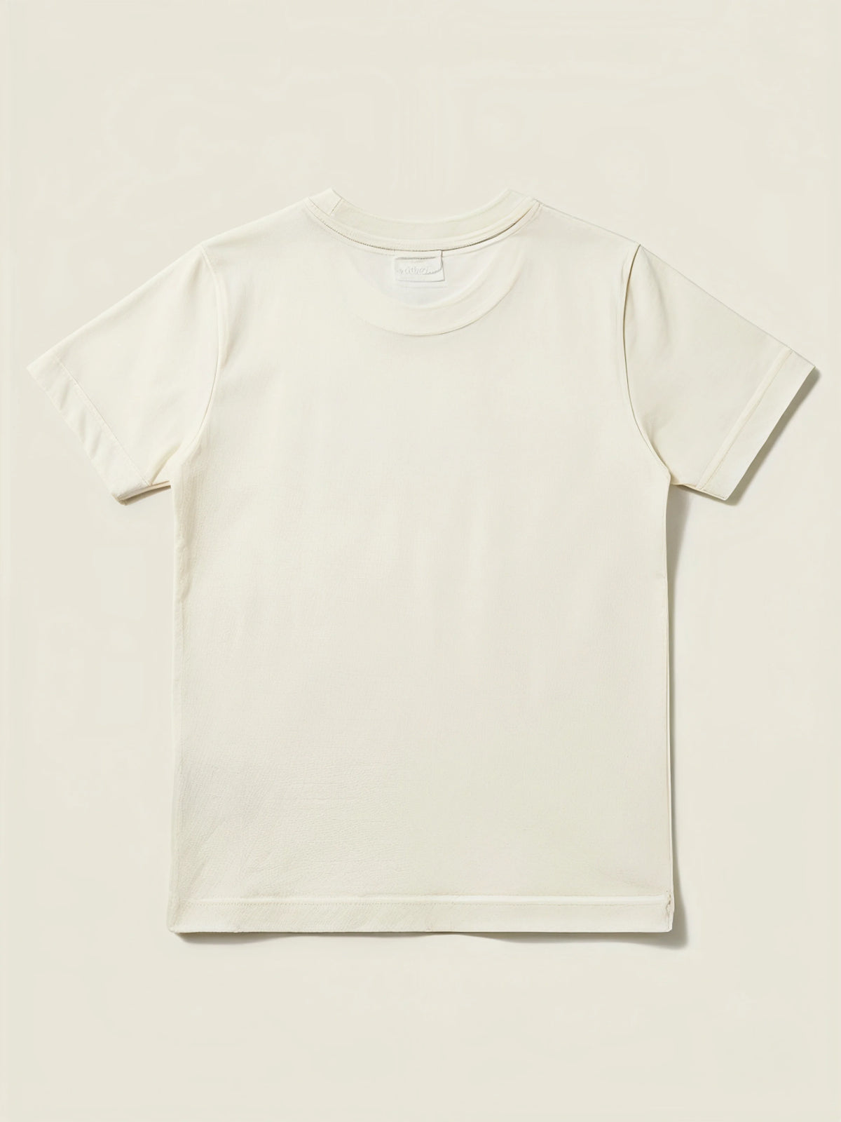 Boys Cream Drifting King Printed T-Shirt