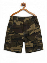 Boys "Just Ride" Skateboard Tee & Camo Cargo Shorts Set