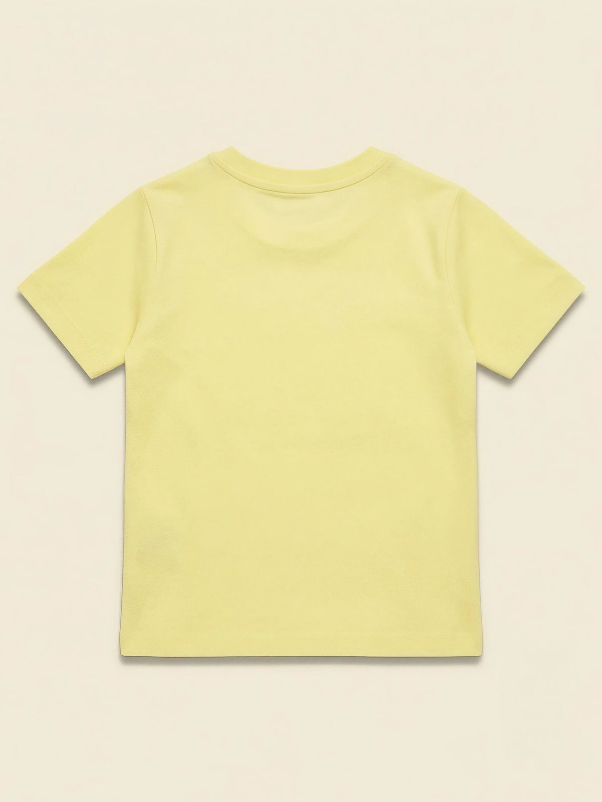 Boys Yellow Graphic Casual T-Shirt