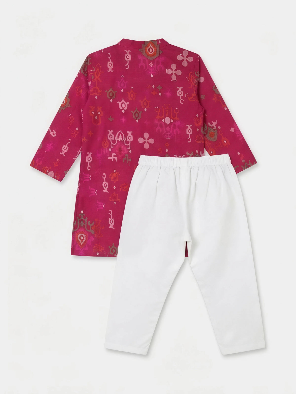 Rani Ethnic Print Kurta Pajama Set for Boys
