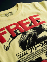 Boys Yellow Graphic Casual T-Shirt