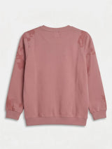 Peach Printed Tie Dye Long Sleeve T-Shirt Kids Casual Wear