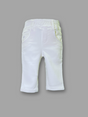 Boys' plain white twill pants in a straight-leg style with an elastic waistband and front slant pockets.

Export to Sheets