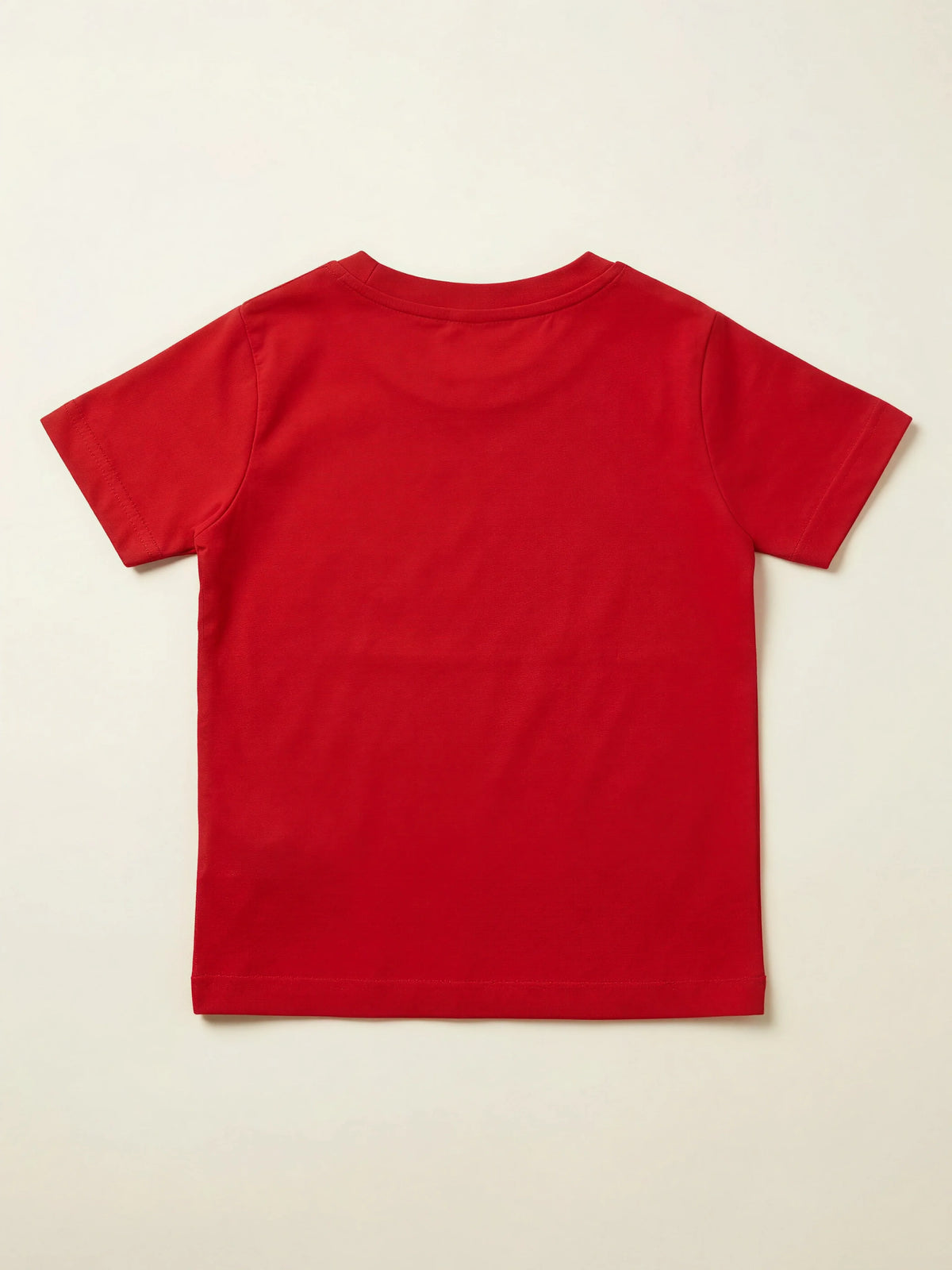 Boys Red Racing Car Printed T-Shirt