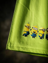 Boys Lime Green Minions Graphic Cotton T-Shirt