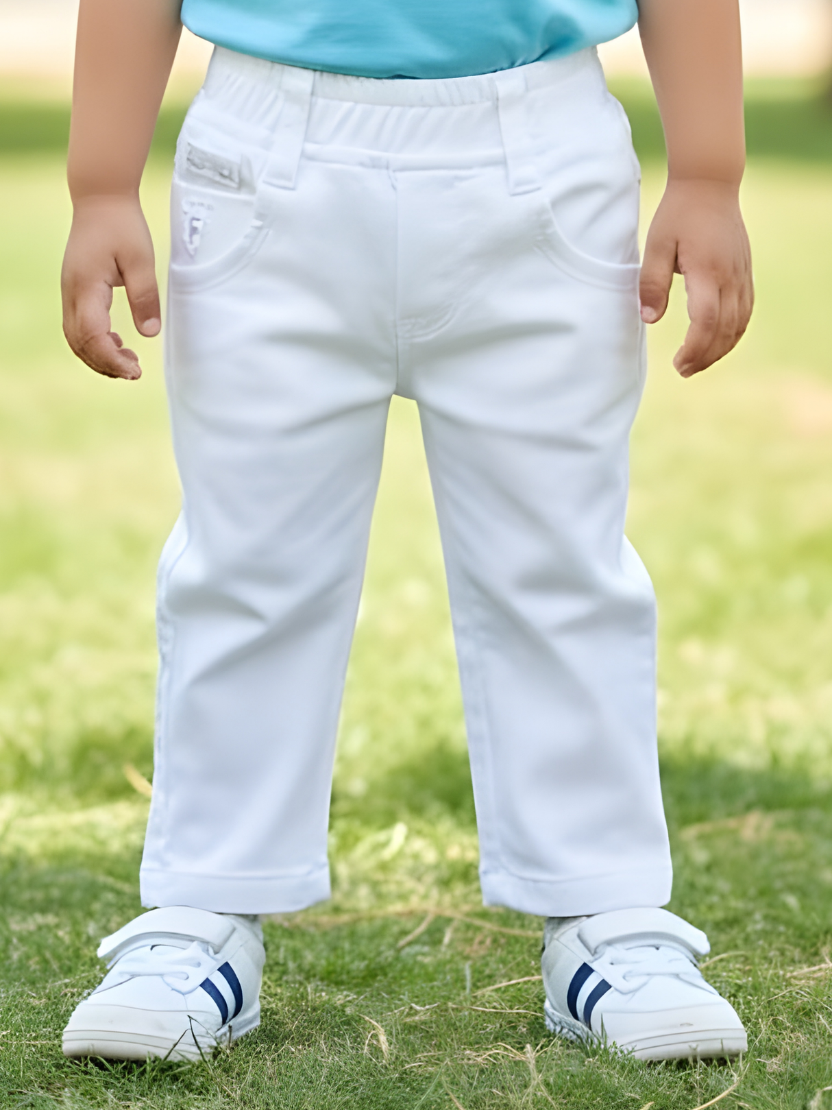 Boys Premium White Slim Fit Regular Jeans