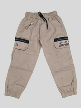 Boys' Utility Cargo Pants – “Awesome Good Vibes” Style