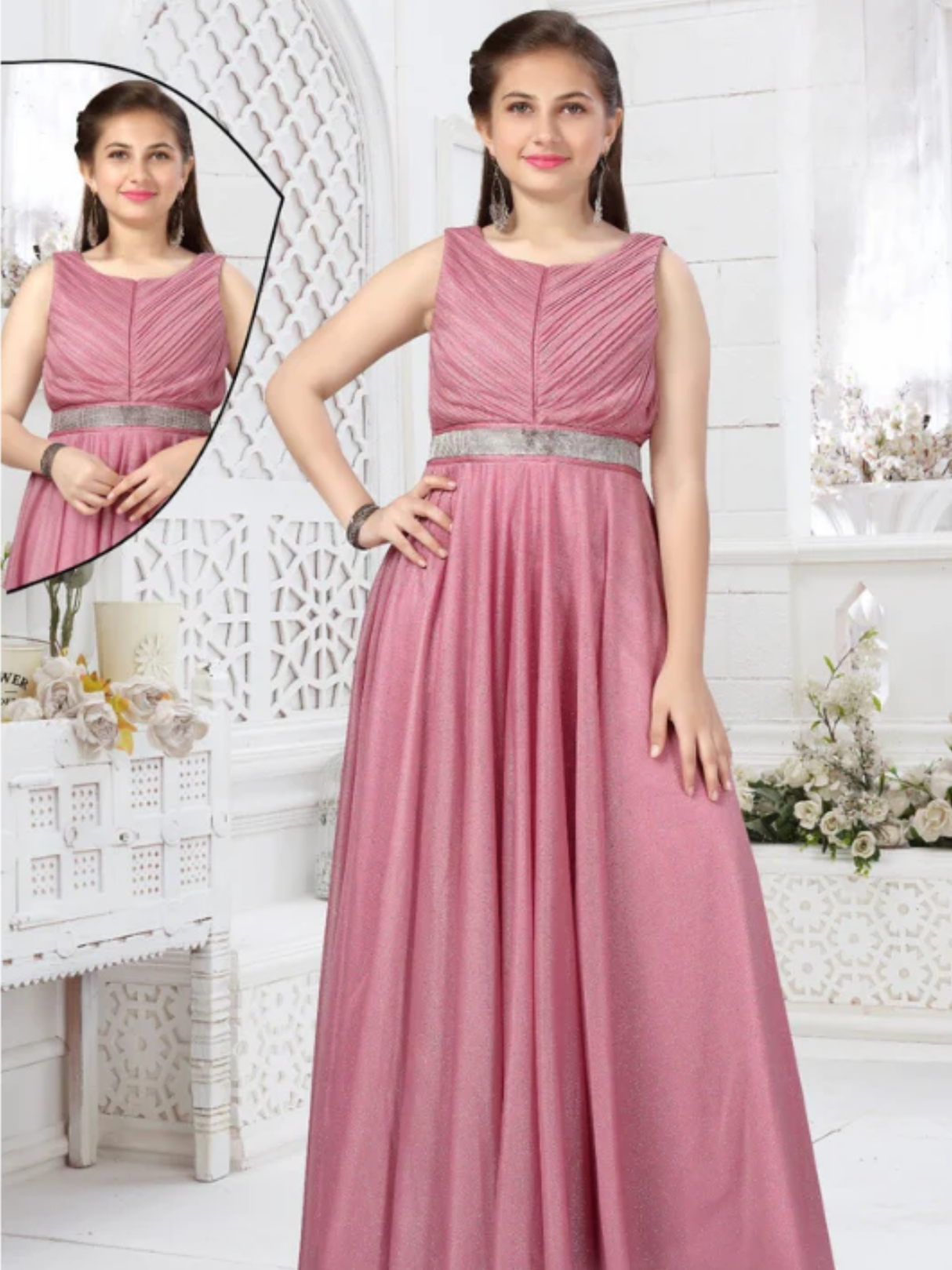 Magical Ombre Sequin Gown Full Length Gown