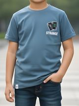 Boys' "Strange" Playing Card Graphic T-Shirt
