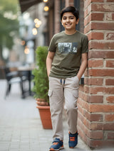 Boys' Urban Adventure Cotton Cargo Pants – Grey