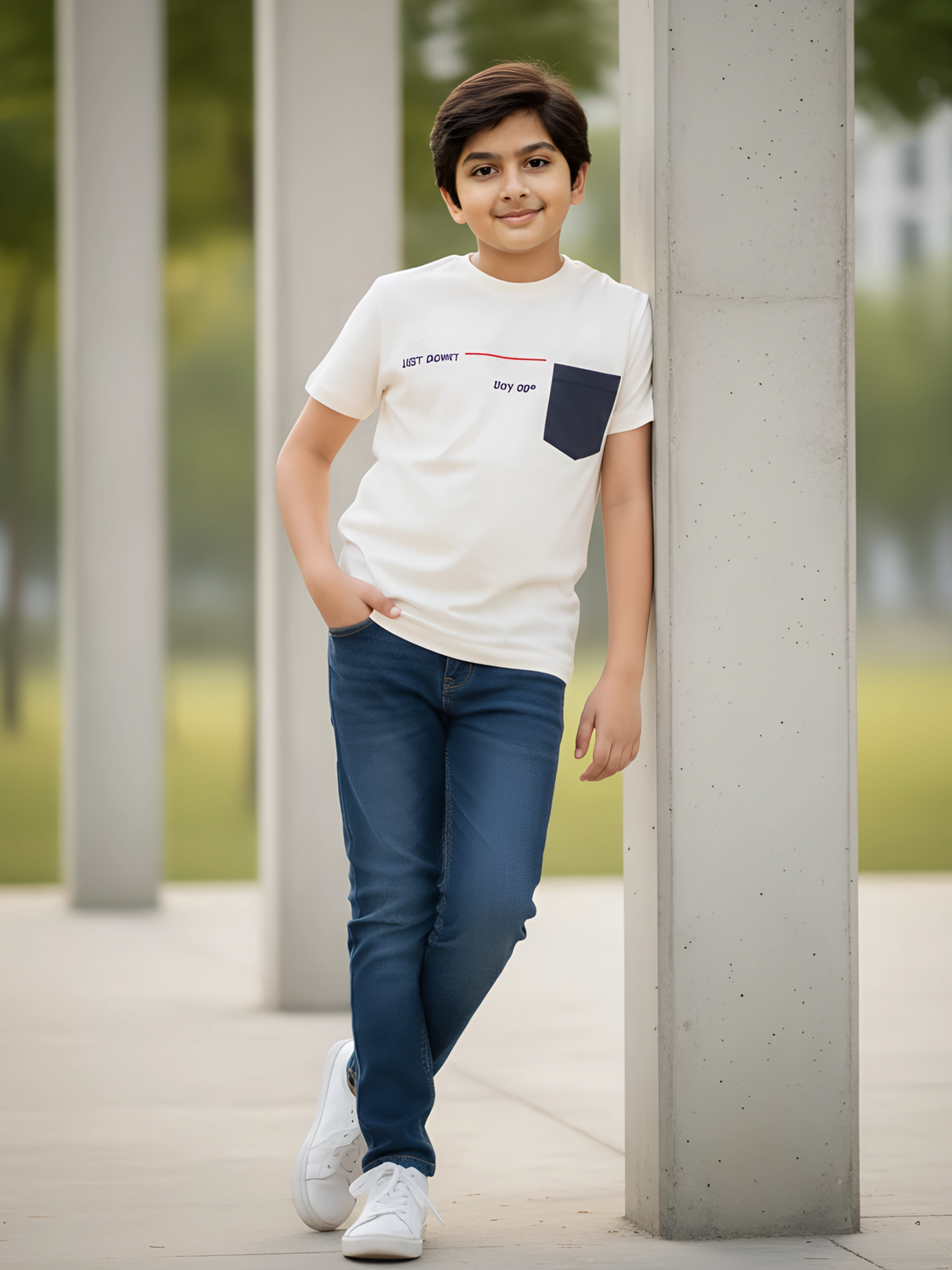 Kids' Motivational 'Just Don't Give Up' Tee