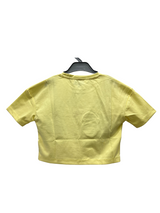 Girl's Kids’ "NEW YORK" Graphic T-shirt with Cool Bear Print – Yellow Casual Tee