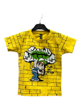 Boys Yellow Subway Sprayers Graphic T-Shirt - Play and Spray Edition
