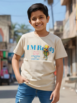 Boys' "I'm Ready" Graphic T-Shirt - Cream