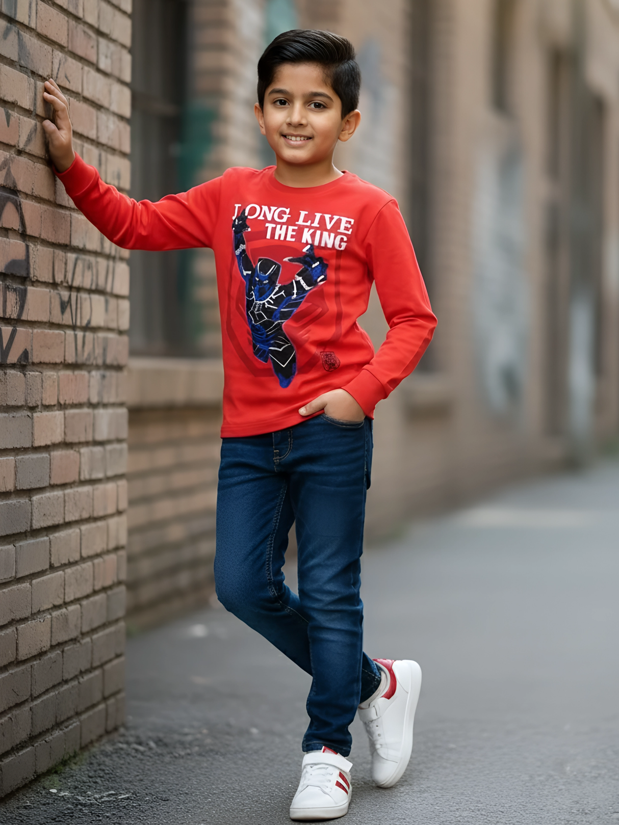 Kids' 'Toy Story' Logo Long Sleeve Tee