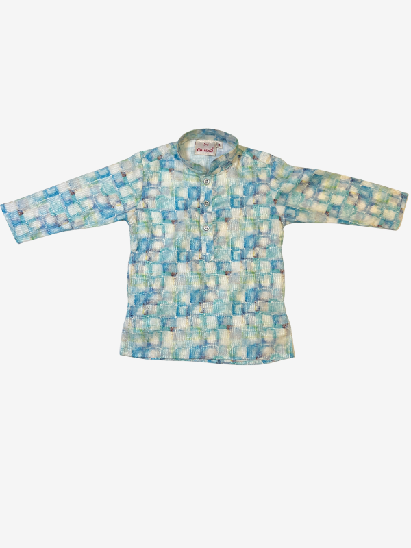 L.BLUE KURTA