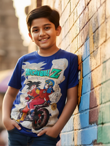 Boys' Dragon Ball Z Graphic Print T-Shirt - Urban Purple