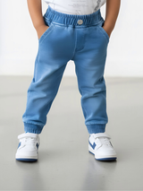 Boys Light Blue Denim Jogger Jeans
