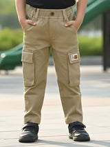 Boys Comfortable Cotton Cargo Pants