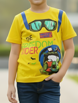 Boys' Freedom Rider Graphic Tee - Sun Yellow